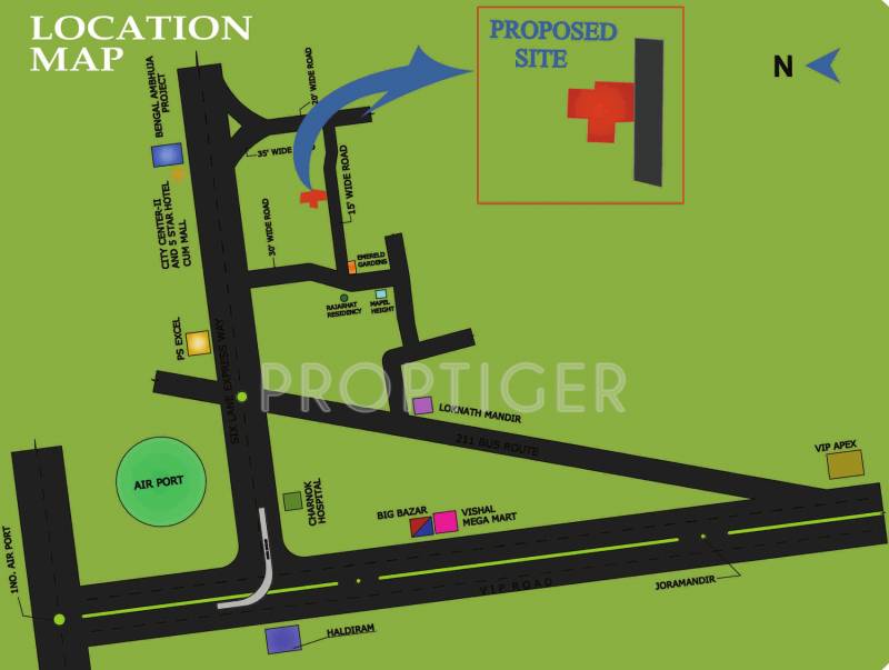  titli Images for Location Plan of Realtech Nirman Titli