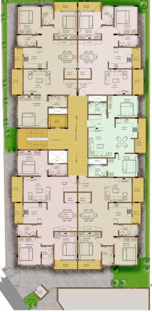  cedar Cedar Cluster Plan for Typical Floor