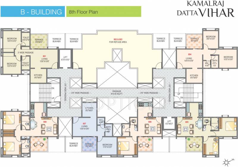 Images for Cluster Plan of Kamalraj Datta Vihar
