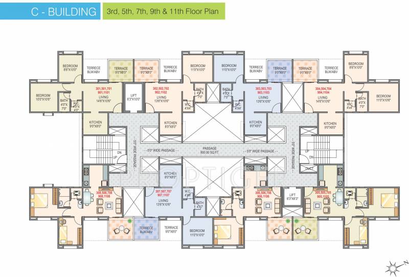Images for Cluster Plan of Kamalraj Datta Vihar
