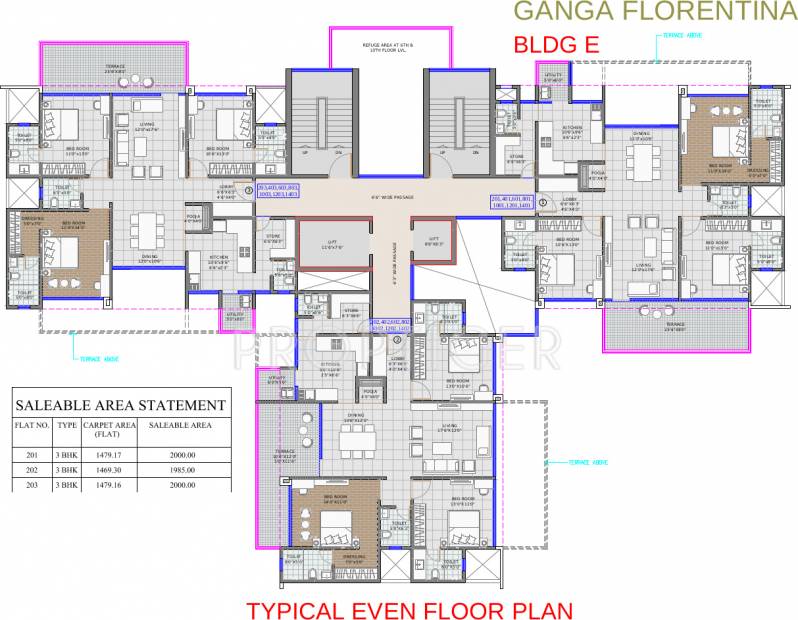 Images for Cluster Plan of Goel Ganga Florentina