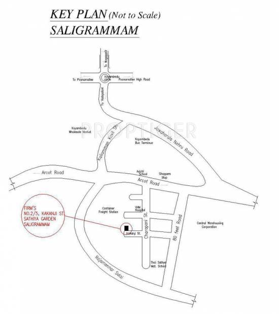 Images for Location Plan of Firm Sai Subiksham