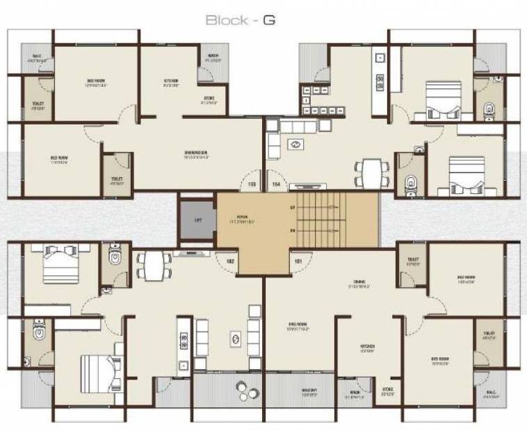Images for Cluster Plan of Desai Anand Square