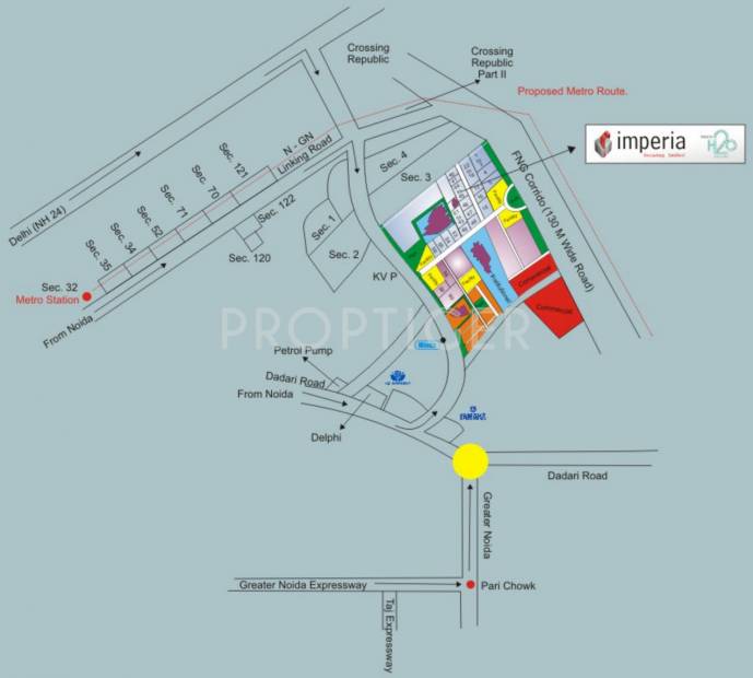 imperia h2o Location Plan