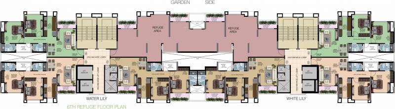Images for Cluster Plan of Nahar Water Lily And White Lily