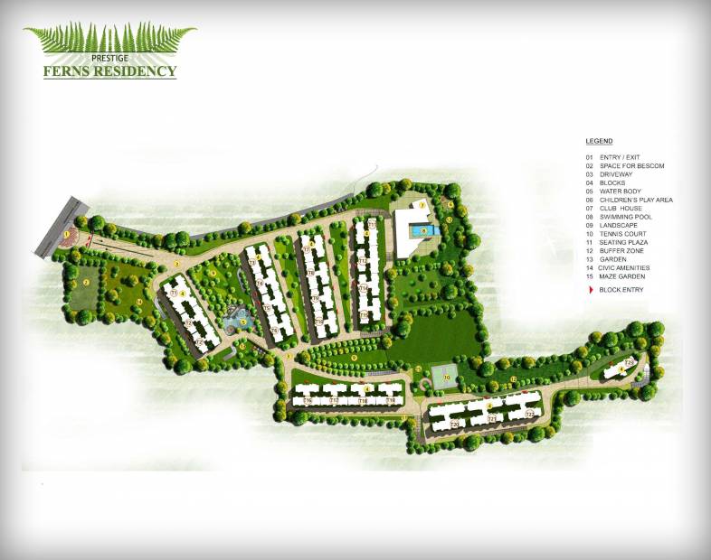  ferns-residency Images for Master Plan of Prestige Ferns Residency