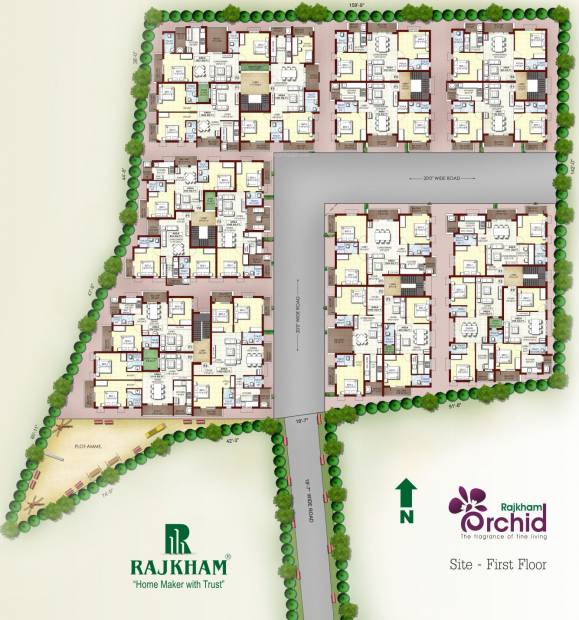 Images for Cluster Plan of Rajkham Orchid