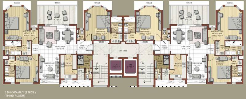 Images for Cluster Plan of Jaypee Knights Court