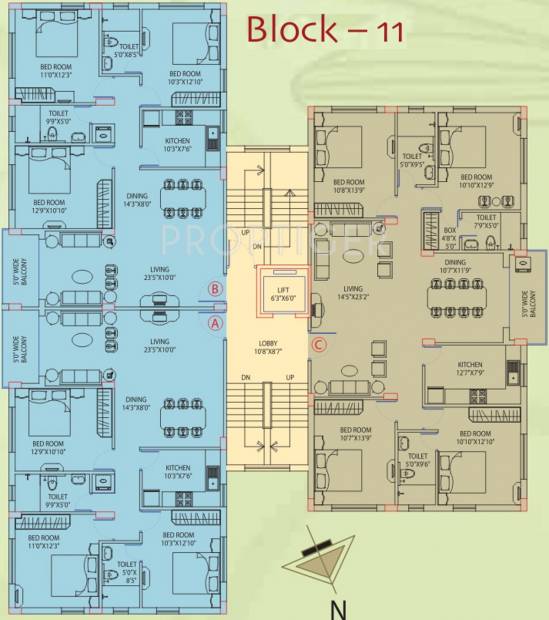 Images for Cluster Plan of Space Clubtown Gardens