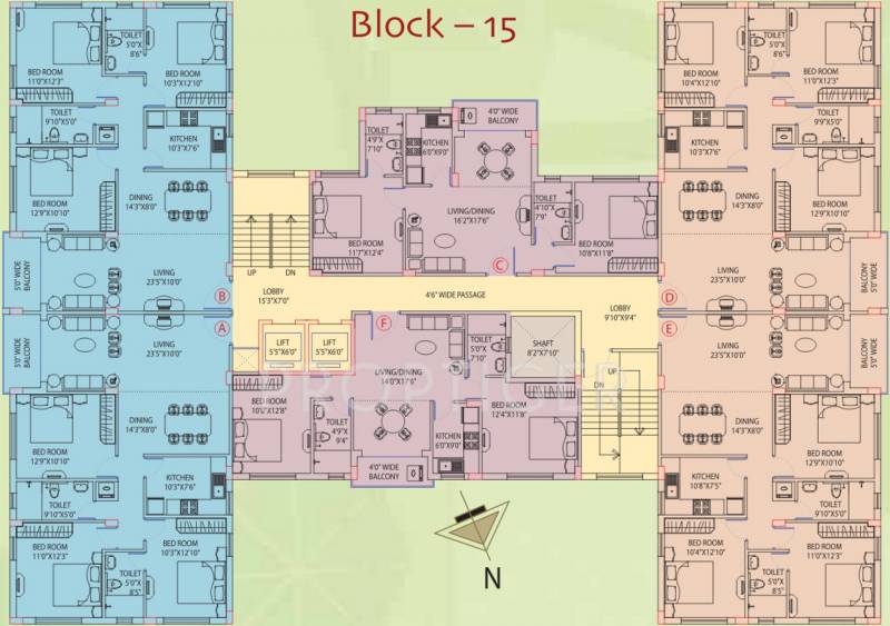 Images for Cluster Plan of Space Clubtown Gardens