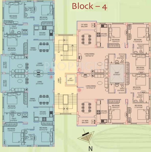 Images for Cluster Plan of Space Clubtown Gardens