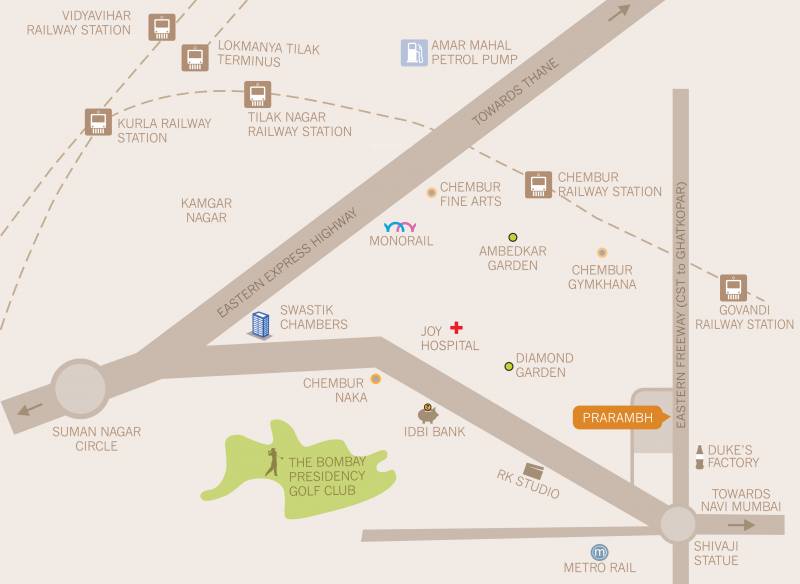  prarambh Images for Location Plan of Tridhaatu Prarambh
