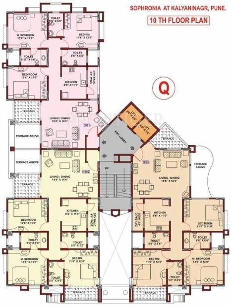  sophronia Tower P Cluster Plan