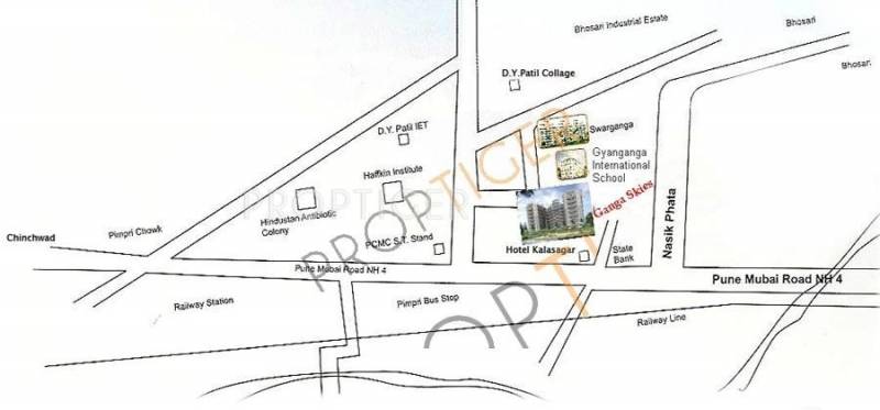 Images for Location Plan of Goel Ganga Developers Skies