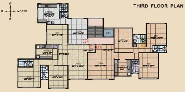  grotto-heritage Single Tower Cluster Plan