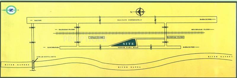 N K Louha Udyog Gitanjali Apartment Location Plan