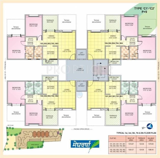 Images for Cluster Plan of Kalaapi Construction Meghvarsha