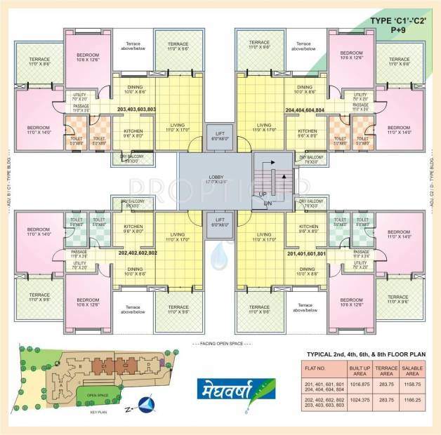 Images for Cluster Plan of Kalaapi Construction Meghvarsha