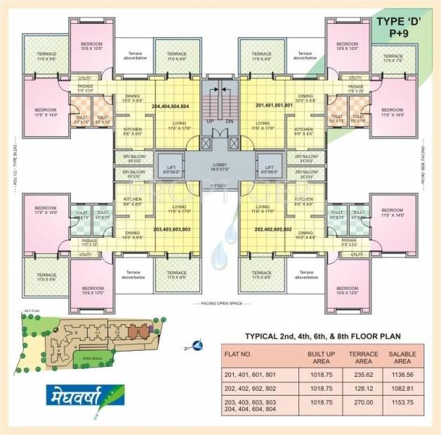 Images for Cluster Plan of Kalaapi Construction Meghvarsha