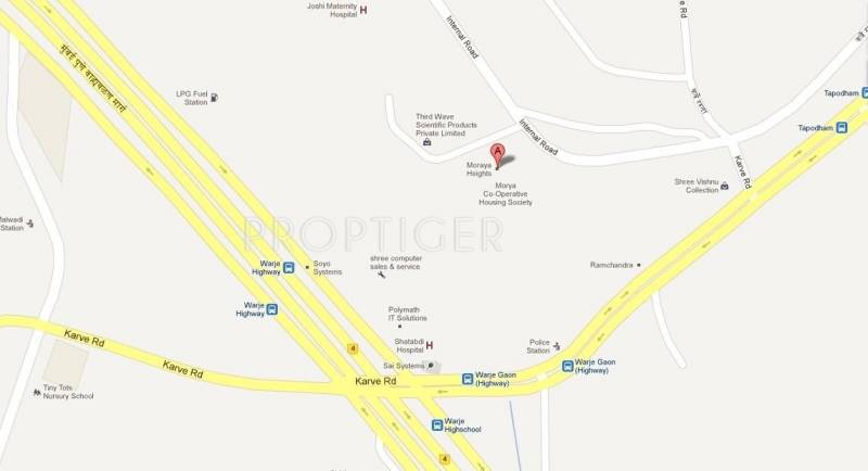 PP Constructions Moraya Heights Location Plan