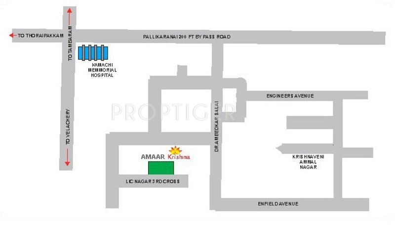 Images for Location Plan of Amaar Foundation Krishna