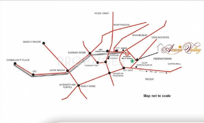 Images for Location Plan of Apex Buildcon Acacia Valley