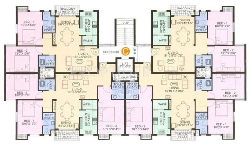 Images for Cluster Plan of Navin Subhamangala
