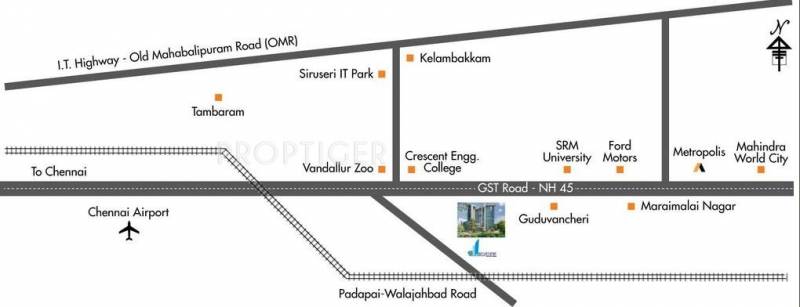 Images for Location Plan of Akshaya The Belvedere