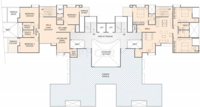 Images for Cluster Plan of MS Karan Athena A Building And B Building