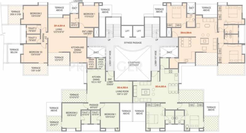 Images for Cluster Plan of MS Karan Athena A Building And B Building