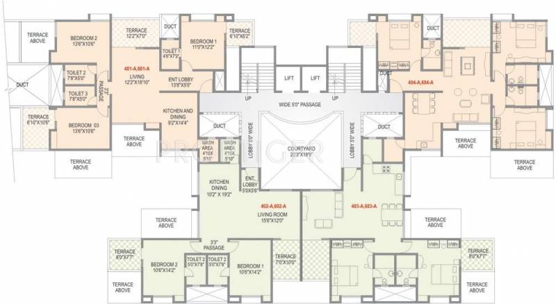Images for Cluster Plan of MS Karan Athena A Building And B Building