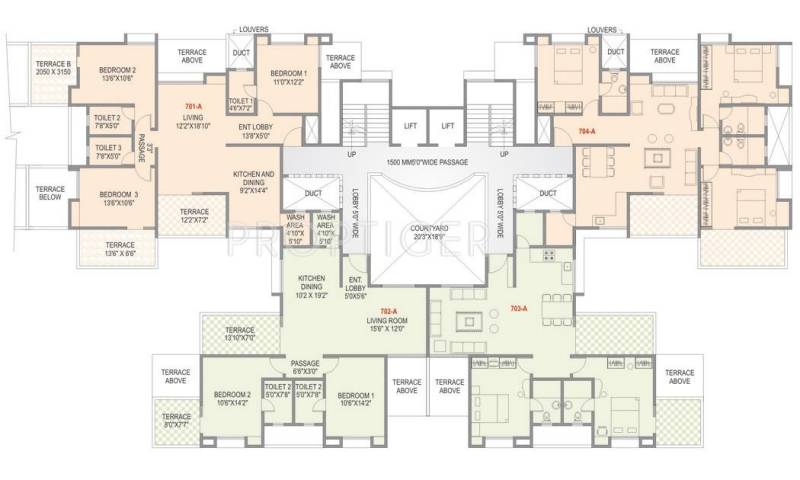 Images for Cluster Plan of MS Karan Athena A Building And B Building