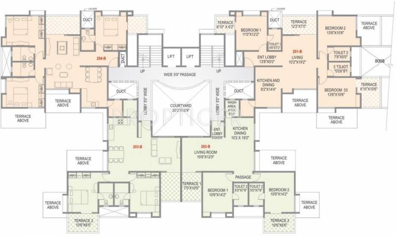 Images for Cluster Plan of MS Karan Athena A Building And B Building