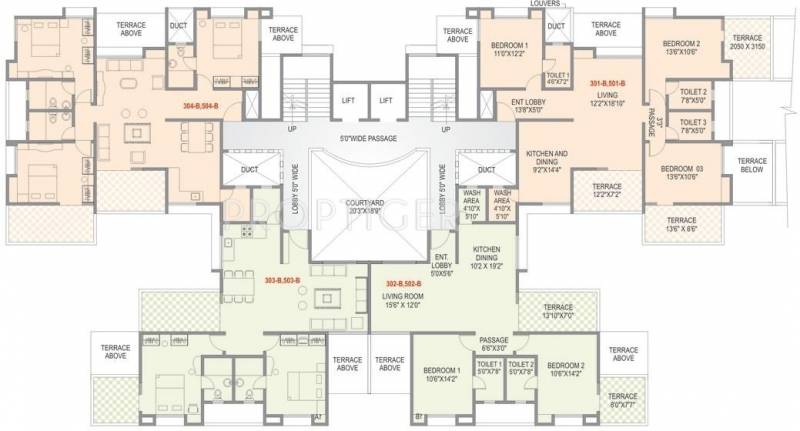 Images for Cluster Plan of MS Karan Athena A Building And B Building
