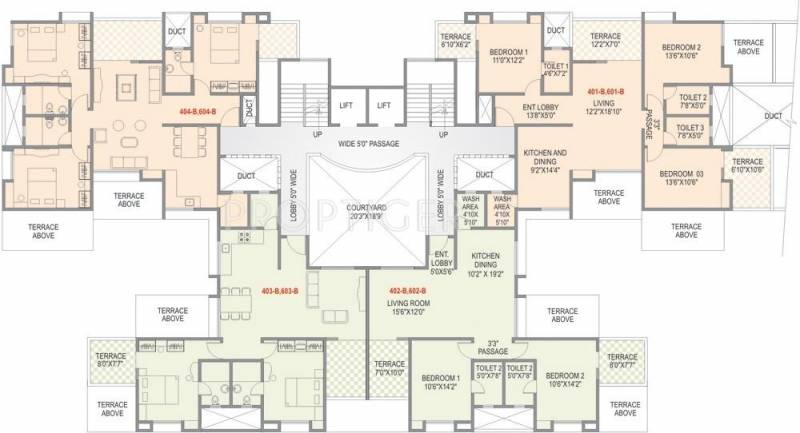 Images for Cluster Plan of MS Karan Athena A Building And B Building