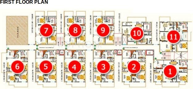  flora-ncb Tower A Cluster Plan