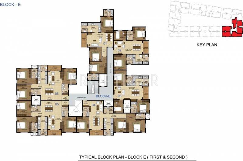 Images for Cluster Plan of Lancor The Central Park Lake Front