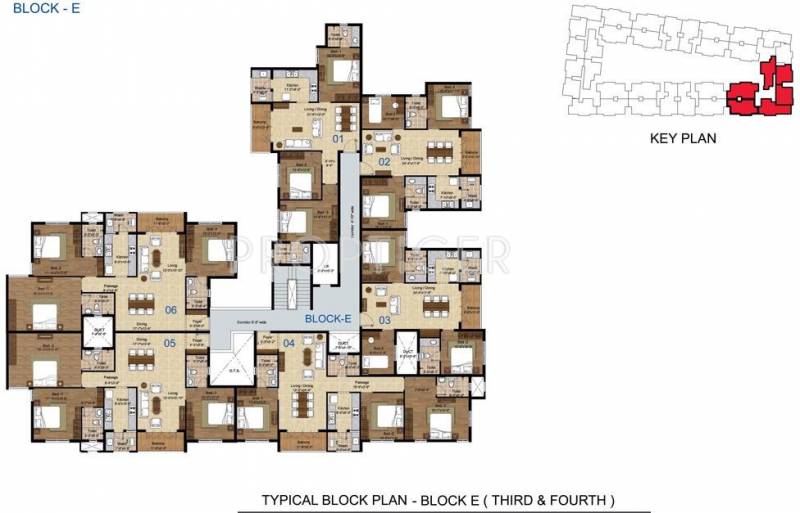 Images for Cluster Plan of Lancor The Central Park Lake Front
