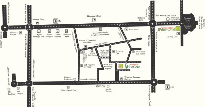 Images for Location Plan of Maangalya Prosper Signature Block Phase 1