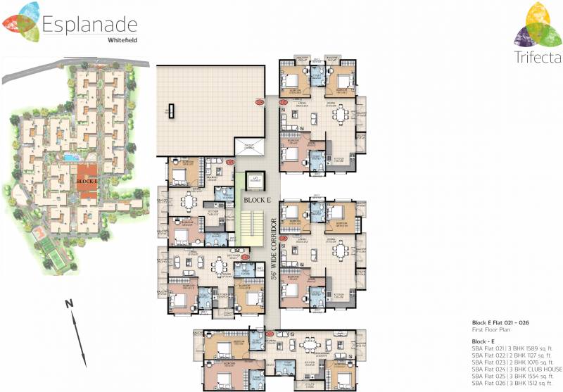 Images for Cluster Plan of Trifecta Esplanade