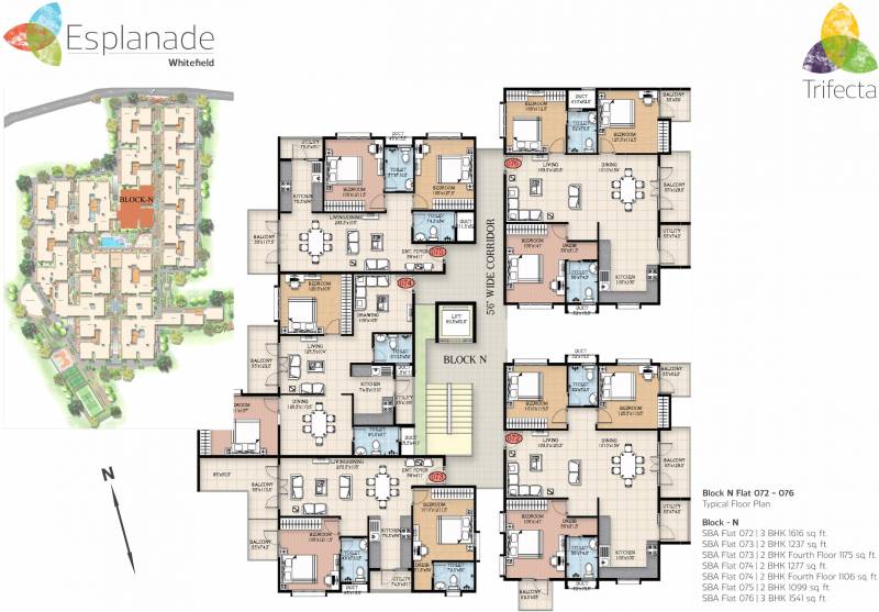 Images for Cluster Plan of Trifecta Esplanade