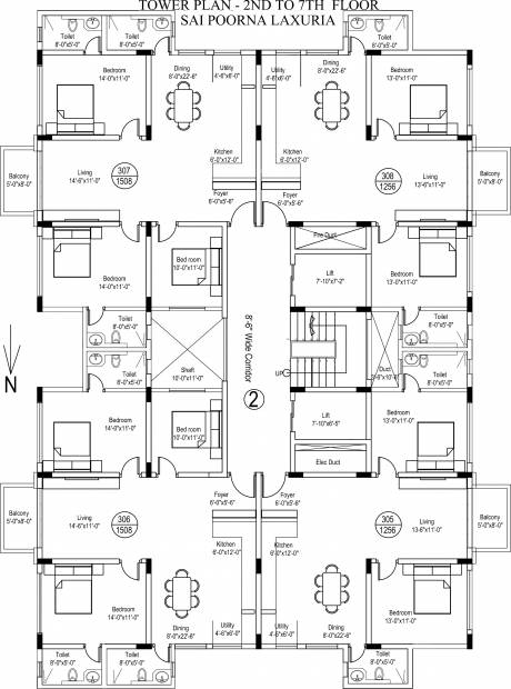  sai-poorna-luxuria Images for Cluster Plan of Srinivasa Sai Poorna Luxuria