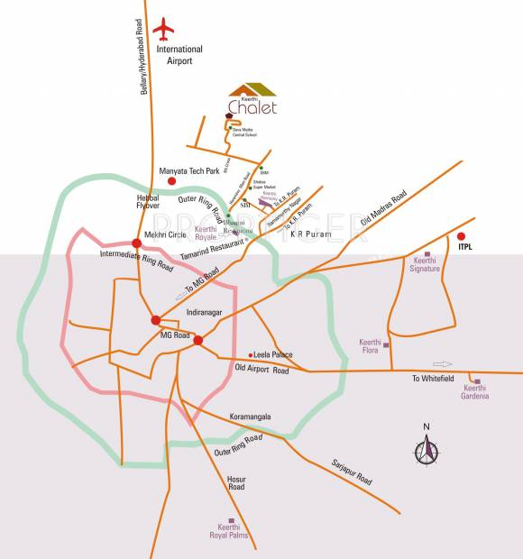  chalet Images for Location Plan of Keerthi Chalet
