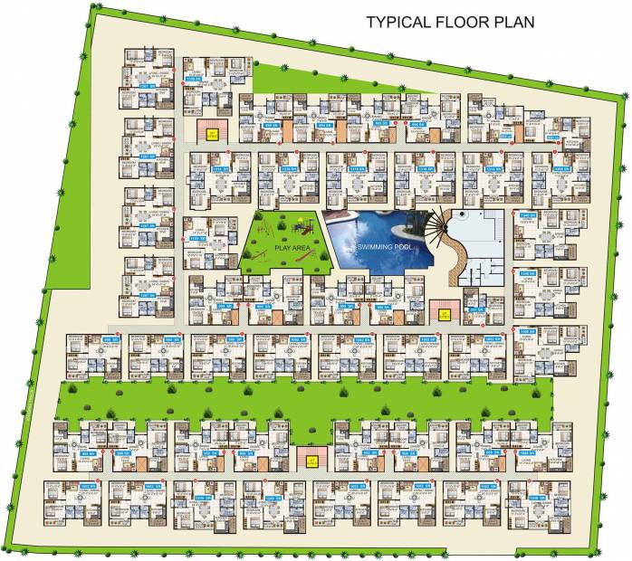  fortune Images for Cluster Plan of Mahaveer Fortune