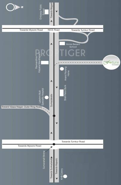  fortune Images for Location Plan of Mahaveer Fortune