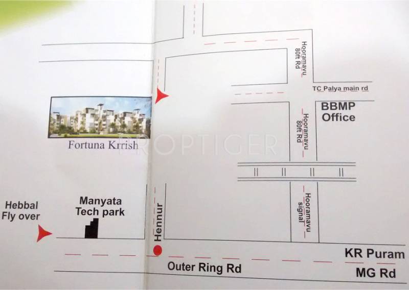  krrish Images for Location Plan of Fortuna Krrish