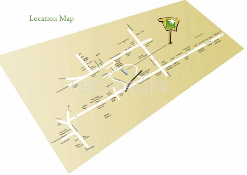  palms Images for Location Plan of SVS Palms