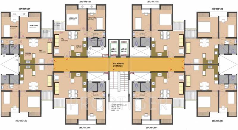  vaibhava Tower B2 Cluster Plan