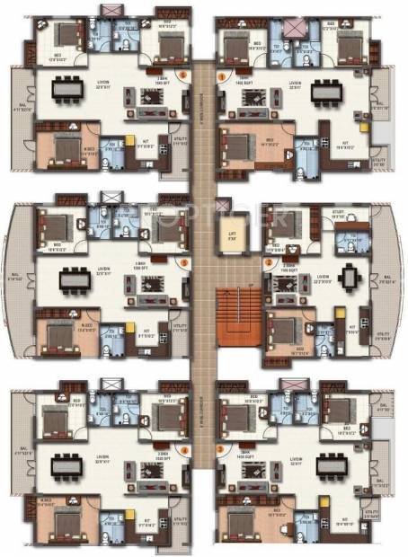 Images for Cluster Plan of Maithri Shilphitha Royal