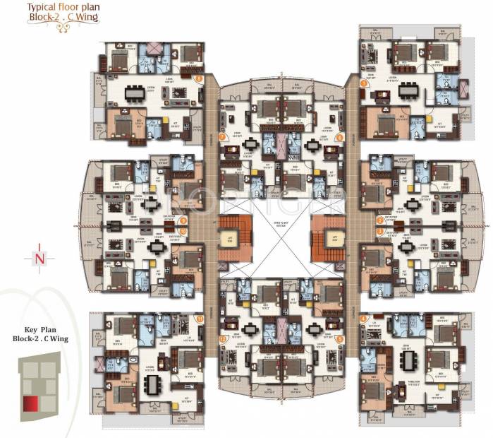  shilphitha-royal Block A2 Cluster Plan